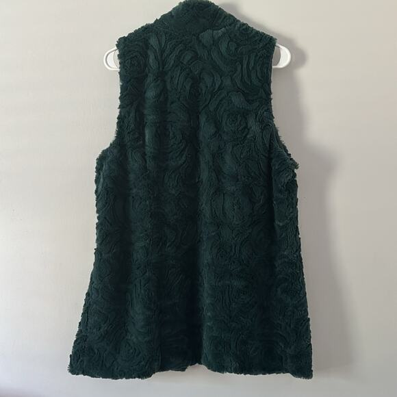 New Directions Women’s‎ Green Open Vest Large - Picture 5 of 5
